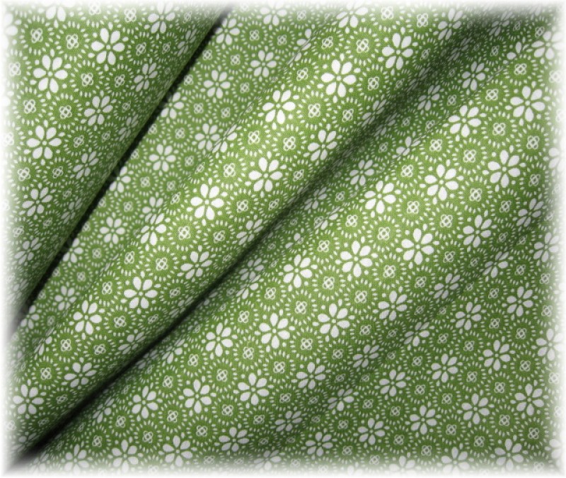 zelené paraplíčko-zbytek 1 m