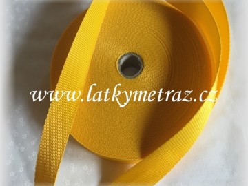 popruh-žlutý  25 mm