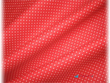  červený puntík- drobný